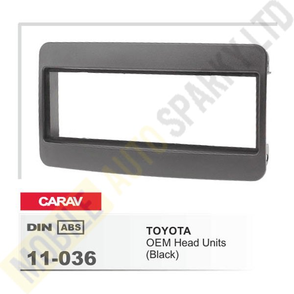 11-036 TOYOTA OEM Head Units (Black) Fitting Kit