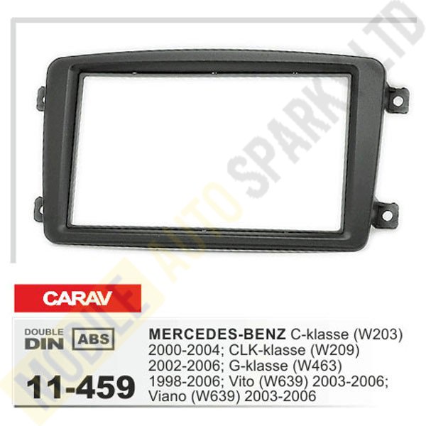 11-459 MERCEDES-BENZ C-klasse (W203) 2000-2004; CLK-klasse (W209) 2002-2006; G-klasse (W463) 1998-2006; Viano (W639) 2003-2006; Vito (W639) 2003-2006 Fitting Kit