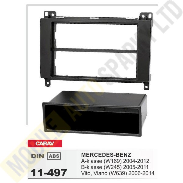 11-497 MERCEDES-BENZ A-klasse (W169) 2004-2012, Ð’-klasse (W245) 2005-2011, Vito 2006+, Viano 2008+ Fitting Kit