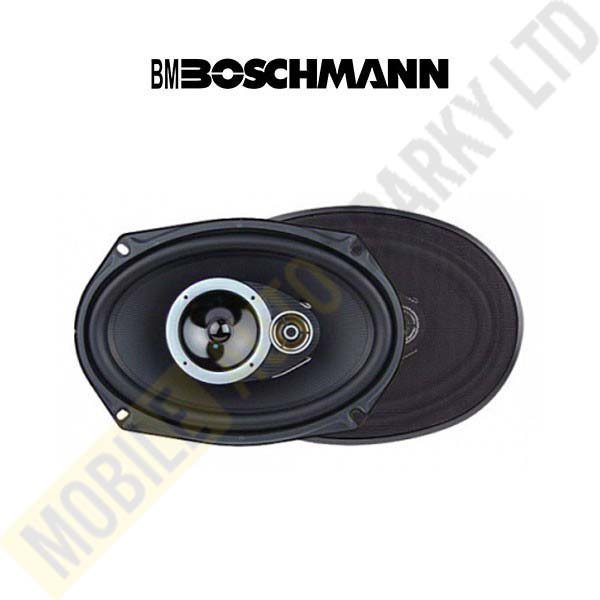 Boschmann PR9577KW 6 x 9 Inch 3-Way Titanium Car Audio Speakers Pair 250W