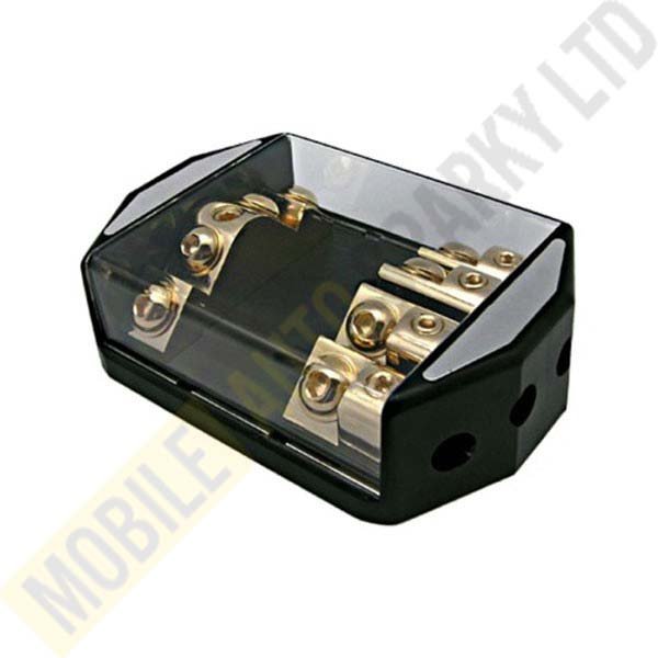 Fused Distribution Block 0GAx1 IN TO 4GAx4 OUT with ANL Fusex4