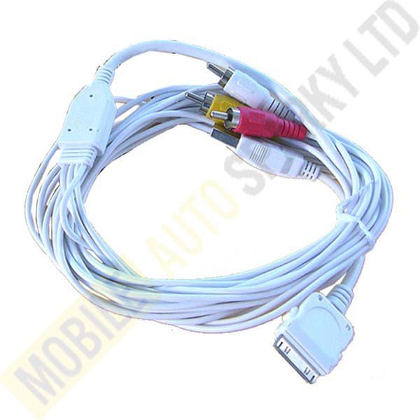iPhone4 / iPod Adaptor to USB & 3 RCA Input