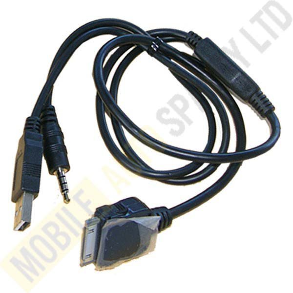 iPhone 4 / iPod to USB & 3.5mm Jackport